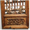 Panneau de porte en bois sculpté