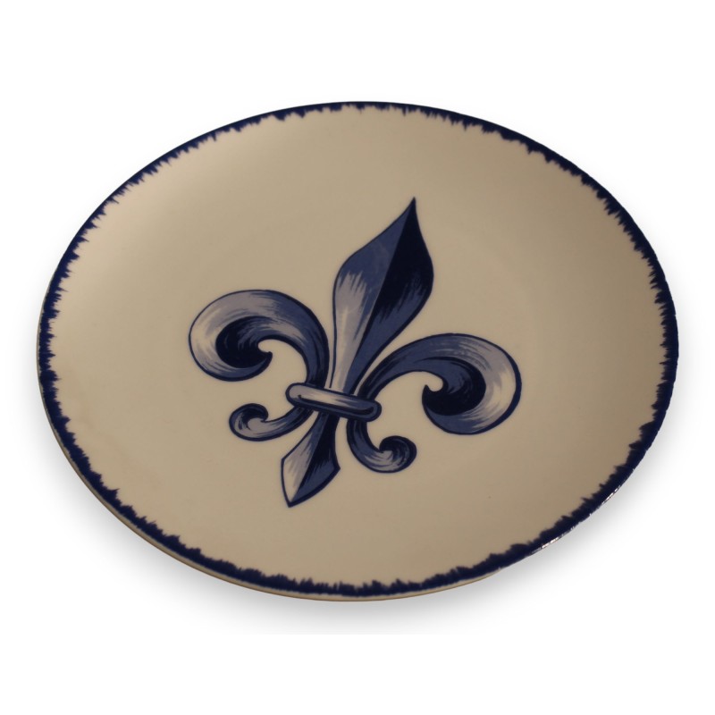 Assiette \"Fleur de lys\" de CASTELROUX