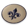 Assiette \"Fleur de lys\" de CASTELROUX
