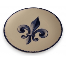 Assiette "Fleur de lys" de CASTELROUX