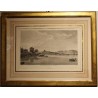 Engraving: ‘View of the City of Geneva from the Lake’.  by Moinat SA  – Antiques and decorative items –  Engravings, lithographs
