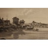 Engraving: ‘View of the City of Geneva from the Lake’.  by Moinat SA  – Antiques and decorative items –  Engravings, lithographs
