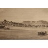 Engraving: ‘View of the City of Geneva from the Lake’.  by Moinat SA  – Antiques and decorative items –  Engravings, lithographs