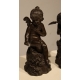 Paire de sculptures Anges signées A. MAYER