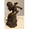Paire de sculptures Anges signées A. MAYER