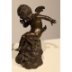 Paire de sculptures Anges signées A. MAYER
