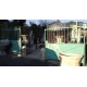 French green wrought iron gate