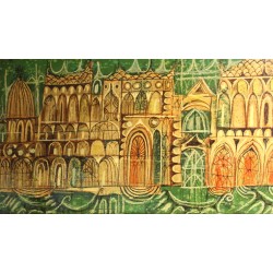 Tableau \"Venise\" signé Andrea RACCAGNI (1921-2005)
