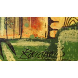 Tableau \"Venise\" signé Andrea RACCAGNI (1921-2005)