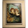 Tableau \"Filles\" signé Mila BRAVO AGUILAR