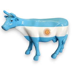 Vache miniature \"Drapeau Argentin\"