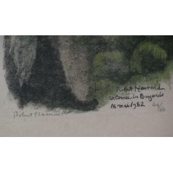 Engraving entitled ‘Grand-Duc’, signed.  by Moinat SA  – Antiques and decorative items –  Engravings, lithographs