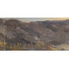 Tableau \"Paysage lacustre\" signé V. DE MESTRAL
