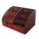 Porte-lettre en cuir coloris cognac