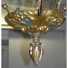 Chandelier, 4 lights, carved. at  Moinat SA  - Antiques and home décor
