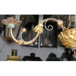 Chandelier, 4 lights, carved. at  Moinat SA  - Antiques and home décor