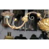 Chandelier, 4 lights, carved. at  Moinat SA  - Antiques and home décor