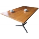 Table de bistrot pied central tripode en fonte