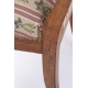 Suite de 6 chaises Directoire vaudoises en noyer