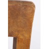 Suite de 6 chaises Directoire vaudoises en noyer
