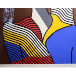 Lithographie "Femme" signée BATTISTA 62/75