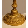 A pair of Louis XVI-style candlesticks