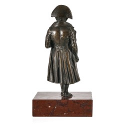 Bronze "Napoléon" socle en marbre griotte