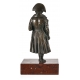 Bronze "Napoléon" socle en marbre griotte