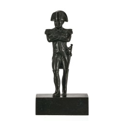 Bronze \"Napoléon\" socle en marbre noir
