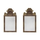 Paire de miroirs style baroque