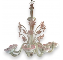 Italian Murano chandelier 8 li