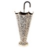 Leopard-print sheet metal umbrella stand