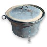 Copper cauldron with lid