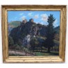 Tableau \"Château de Tourbillon\" signé Max RIMBOECK