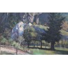 Tableau \"Château de Tourbillon\" signé Max RIMBOECK