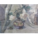 Pastel "Bouquet et souris" signé M.L. GOERING