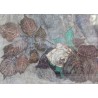 Pastel "Rose blanche" signé M.L. GOERING