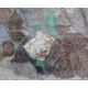 Pastel "Rose blanche" signé M.L. GOERING