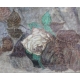 Pastel "Rose blanche" signé M.L. GOERING