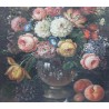 Tableau \"Bouquet de fleurs et fruits\"