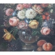Tableau "Bouquet de fleurs et fruits"