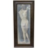 Dessin "Femme nue" signé S D