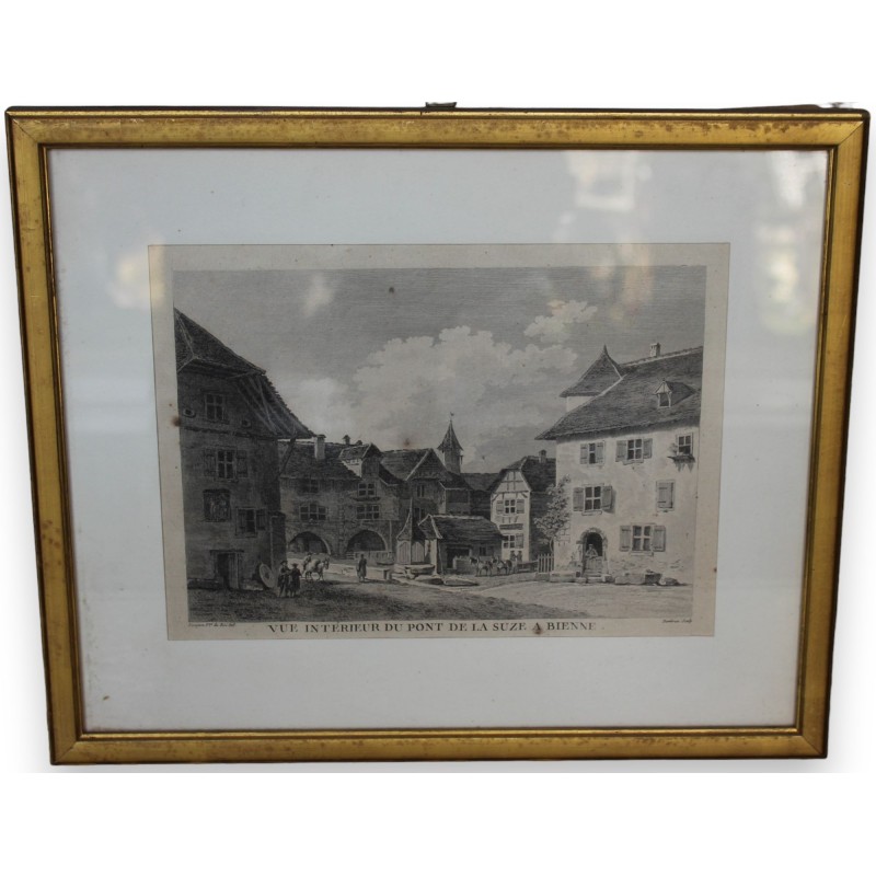 Engraving entitled ‘La Suze in Biel’ by PERIGNON