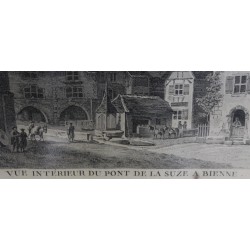 Engraving entitled ‘La Suze in Biel’ by PERIGNON