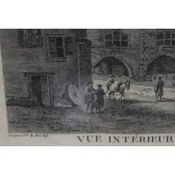 Engraving entitled ‘La Suze in Biel’ by PERIGNON