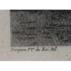 Engraving entitled ‘La Suze in Biel’ by PERIGNON