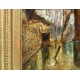 Tableau "La Fontaine de Bethesda" signé DC