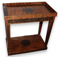 Table rectangulaire vide-poche à 1 tiroir