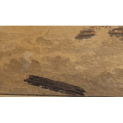 Dessin "Marine" signé HACCOU 1819