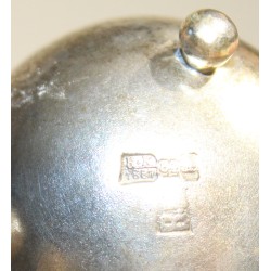 Suite de 4 salières en argent russe